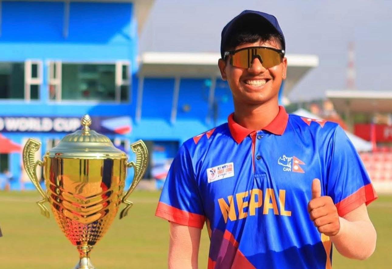 Nepal Captain Bipin Prasad Sharma Wins Best Bowler Award at ACC U-16 East Zone Cup